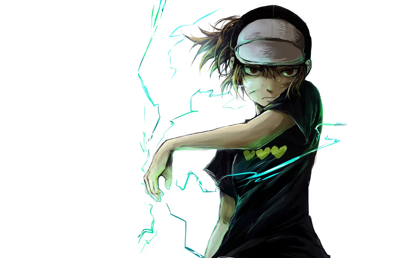 Photo wallpaper art, misaka mikoto, to aru kagaku no railgun, anime, white background.