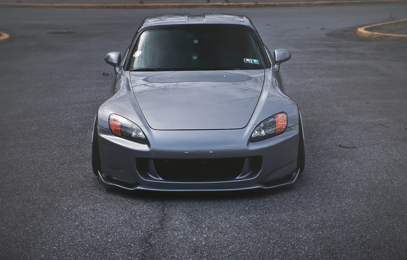 Photo wallpaper silver, before, Honda, Honda, S2000, S2000