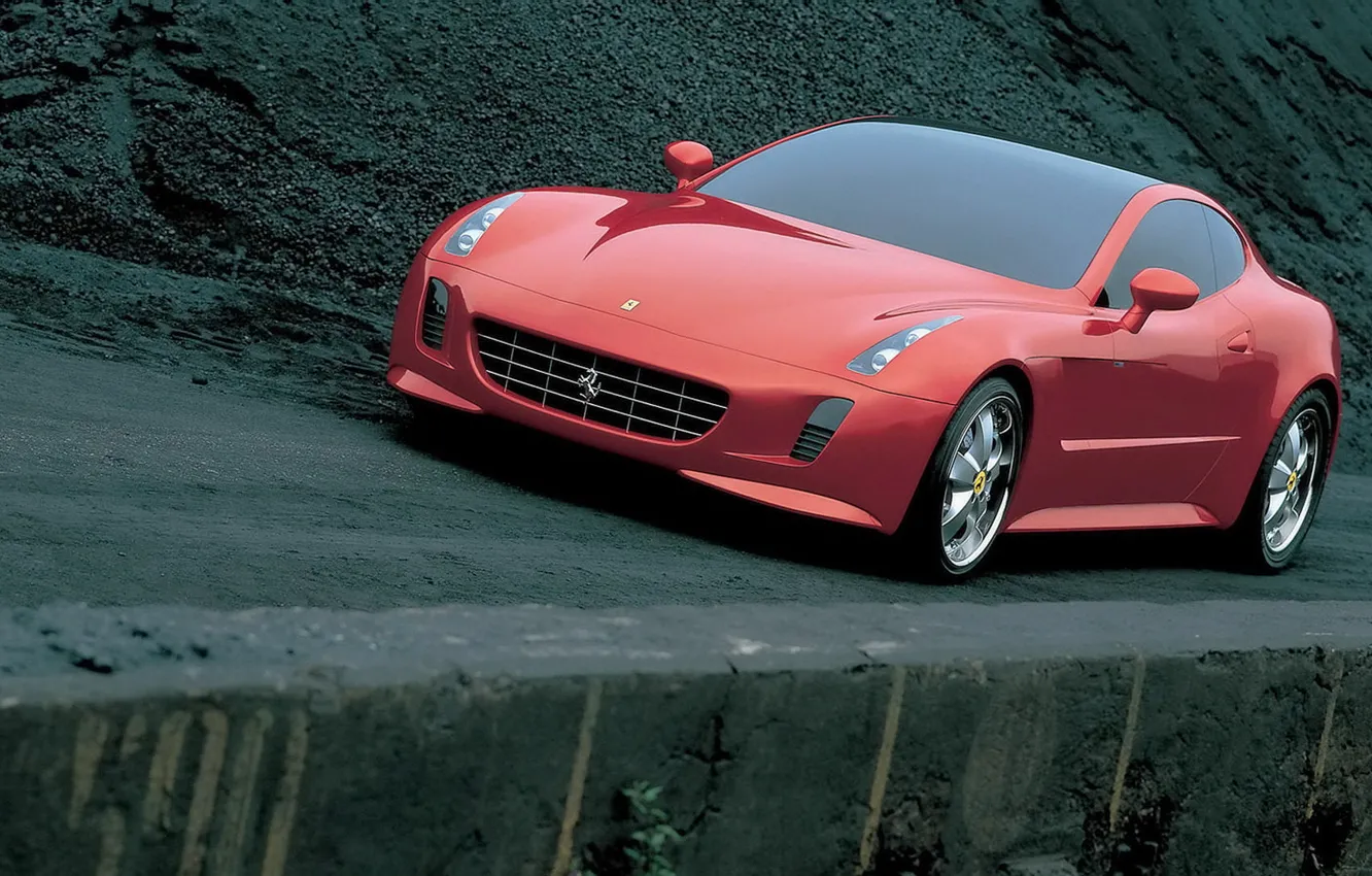 Photo wallpaper 2005, by Giorgetto Giugiaro, Beautiful red, Tokyo Motor Show, Ferrari GG50