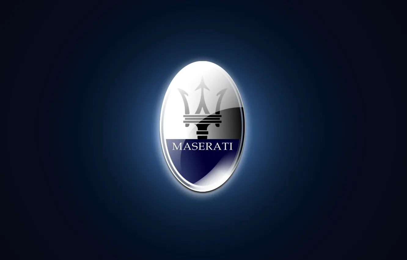 Photo wallpaper Maserati, Trident, Logo, Italian company