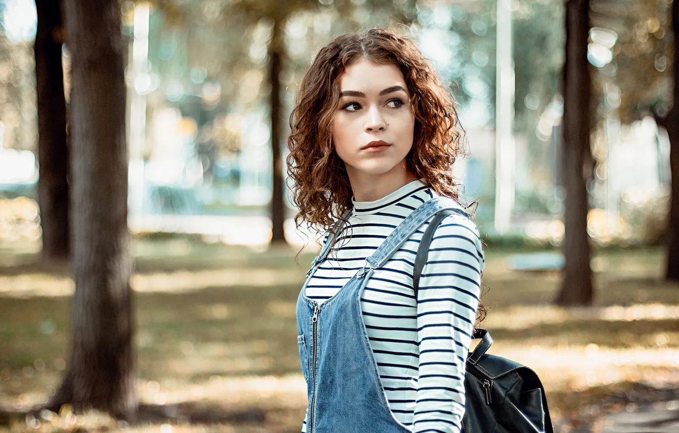 Photo wallpaper look, nature, model