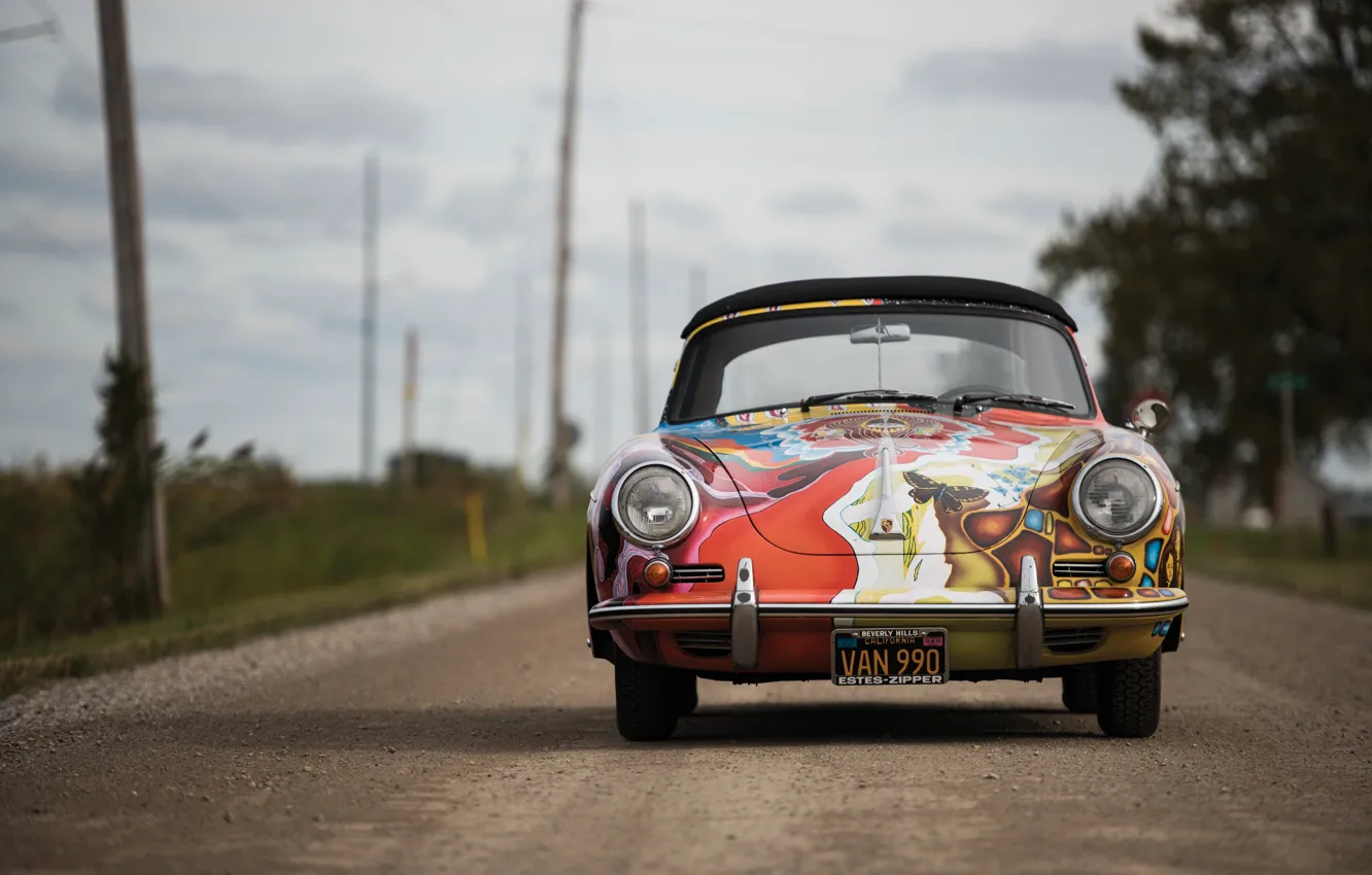 Photo wallpaper porsche, 1964, 356, cabriolet, by janis jopli, art car