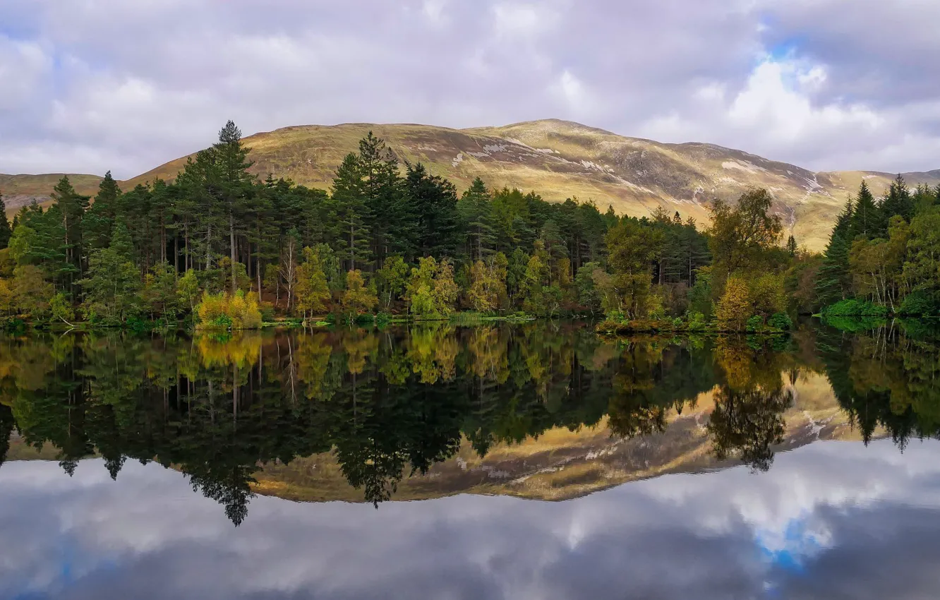Photo wallpaper Scotland, Glencoe Lochan, West Highlands