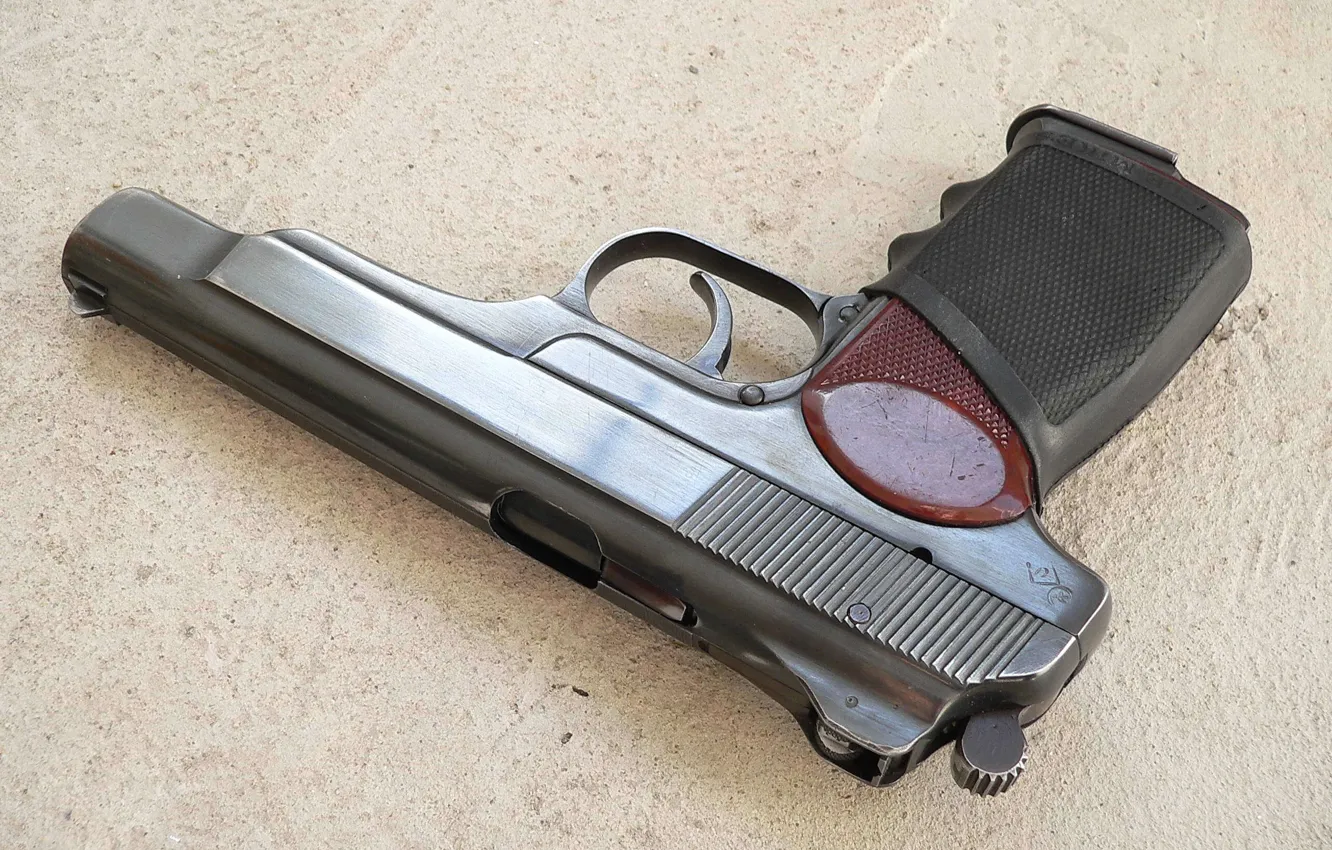 Photo wallpaper gun, automatic, APS, Stechkin