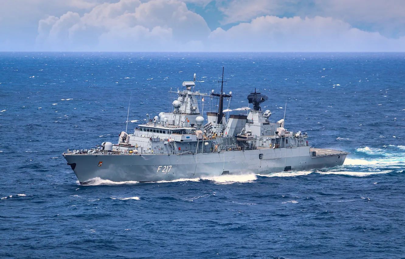 Photo wallpaper frigate, Bayern, The German Navy