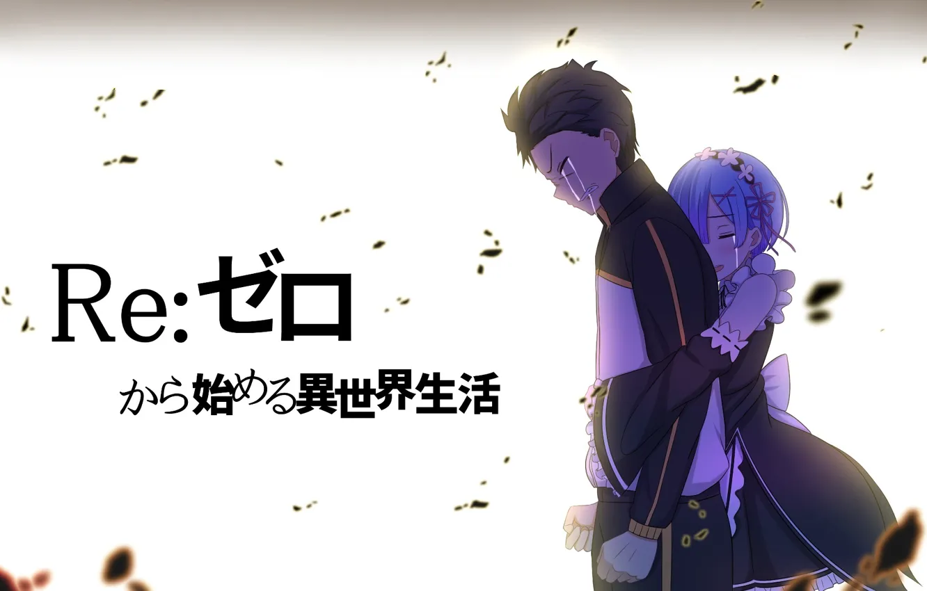 Photo wallpaper anime, art, pair, drama, Subaru, Re: Zero kara hajime chip isek or Seikatsu, Ren