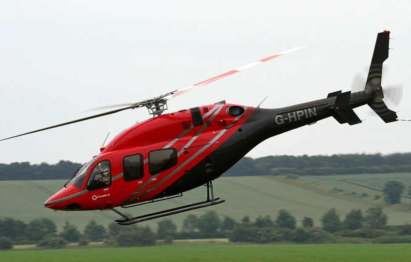 Photo wallpaper helicopter, multipurpose, easy, Bell 429