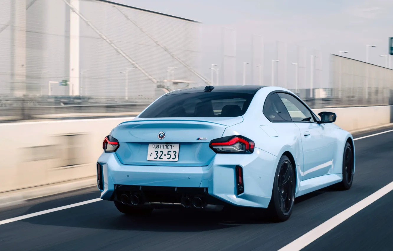 Photo wallpaper BMW, rear view, M2, G87, BMW M2 MT, 🤢
