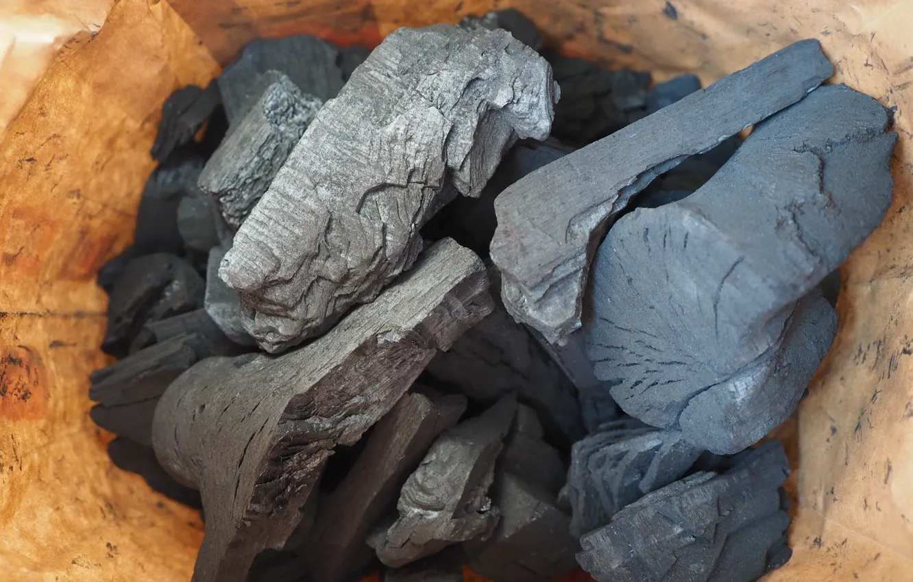 Photo wallpaper black, bag, Coal, product