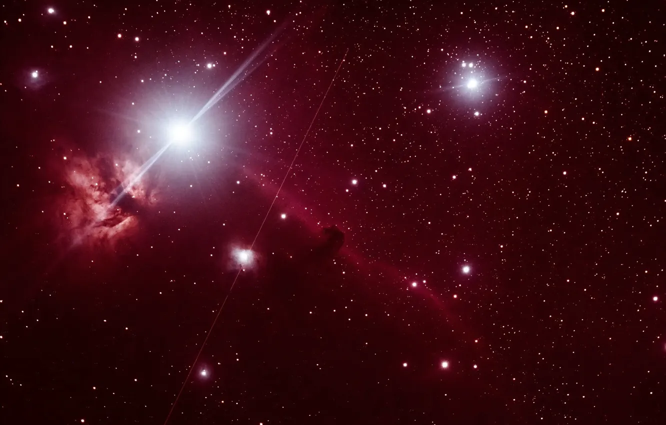 Photo wallpaper nebula, Horsehead, IC434