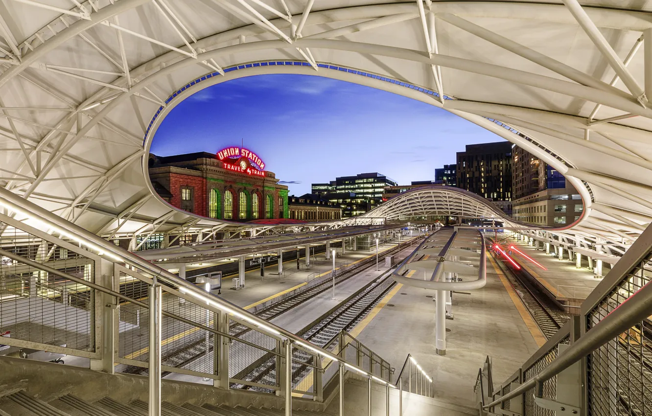 Photo wallpaper station, Colorado, architecture, Denver, Colorado, Denver, Union Station