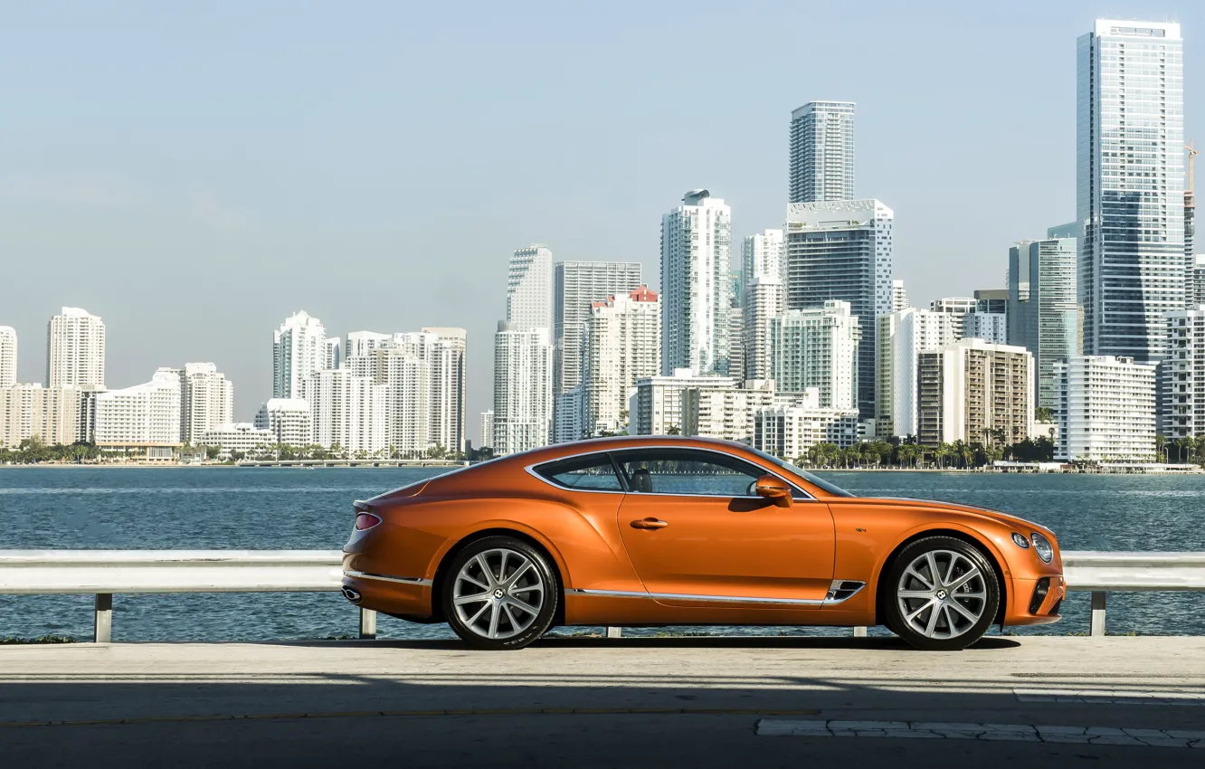 Photo wallpaper coupe, Bentley, promenade, 2019, Continental GT V8