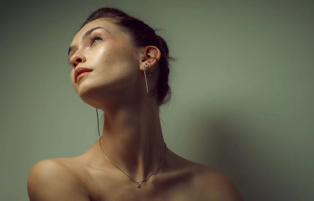 Photo wallpaper girl, model, portrait, Dmitry Chernov