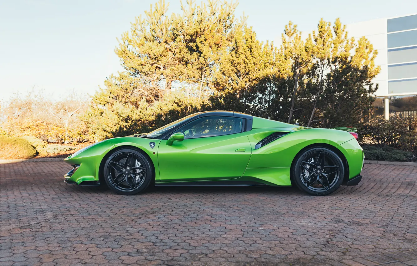 Photo wallpaper Ferrari, 488, 2020, Ferrari 488 Pista Spider Tailor Made