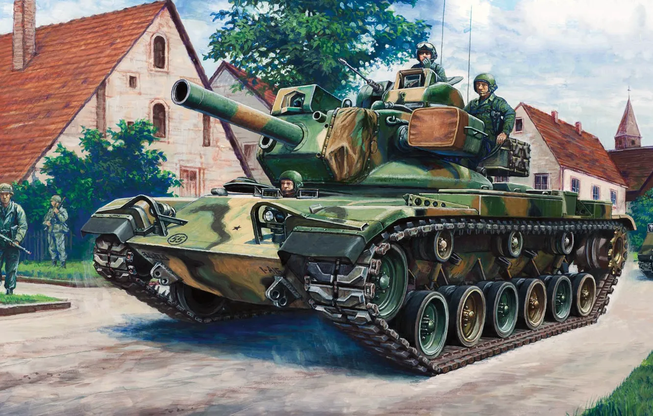 Photo wallpaper main battle tank, Starship, M60A2, the main tank of the US, PATTON