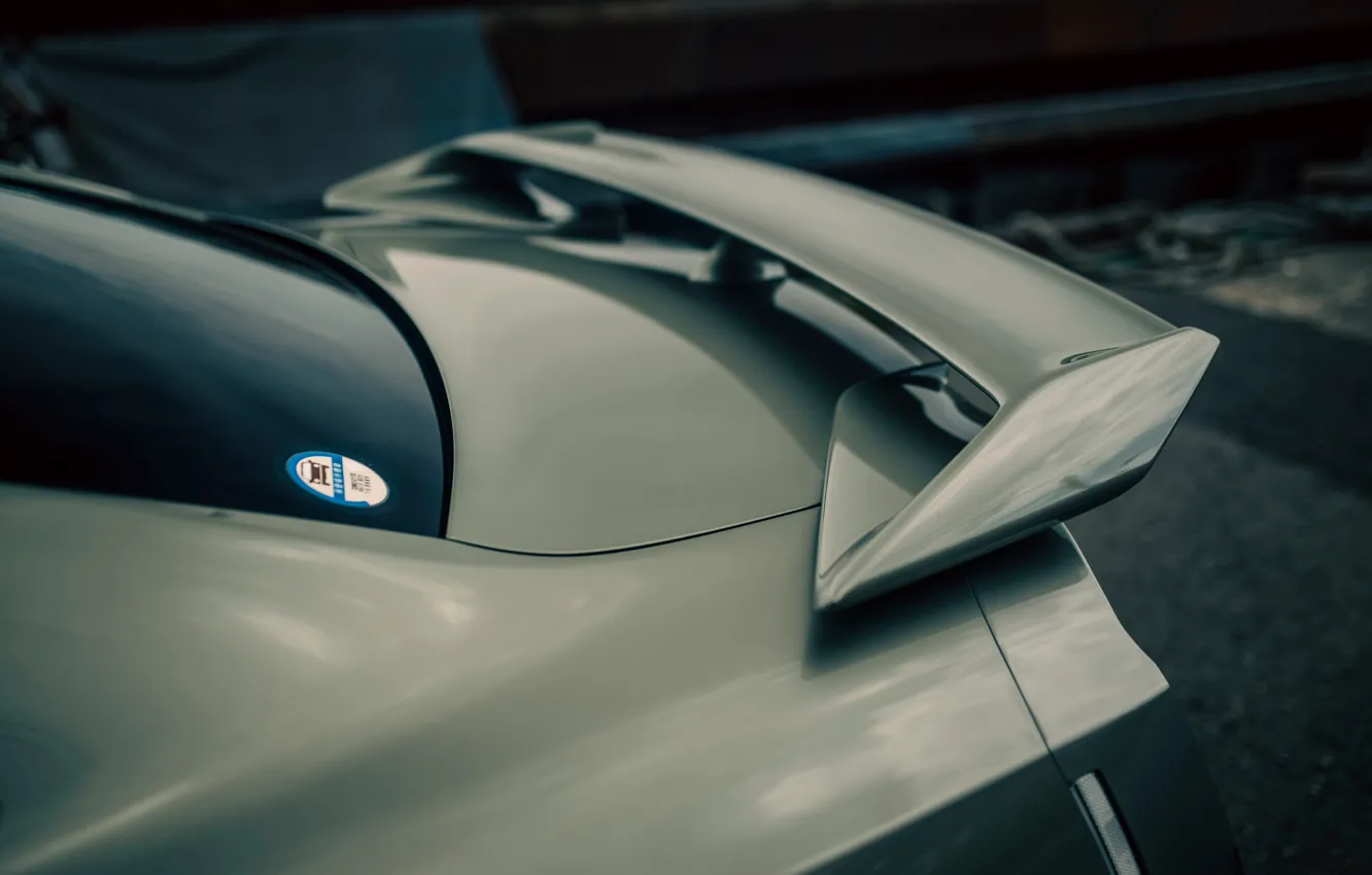 Photo wallpaper Nissan, GT-R, close-up, R35, 2023, Rear wing, Nissan GT-R Premium Edition T-spec