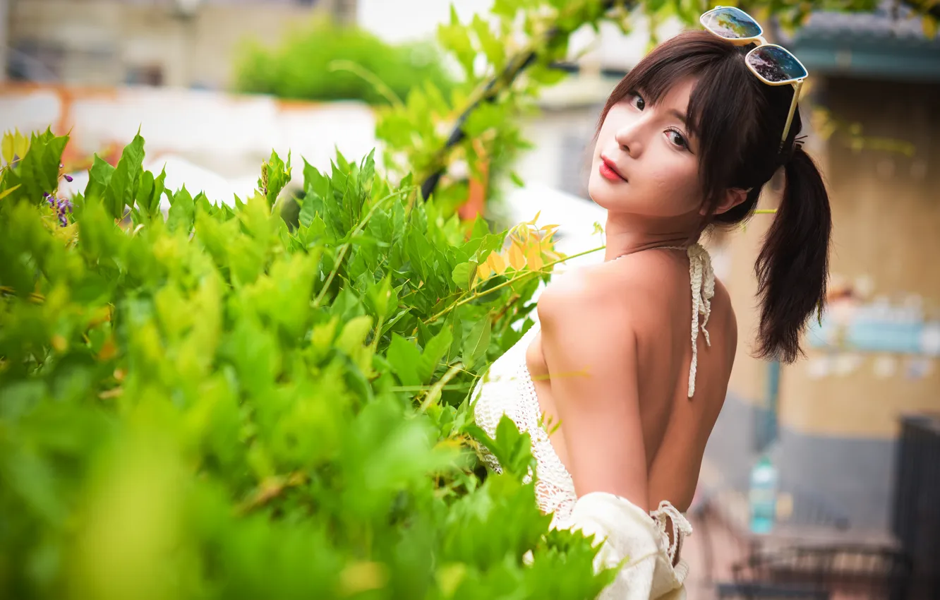 Photo wallpaper look, pose, Asian