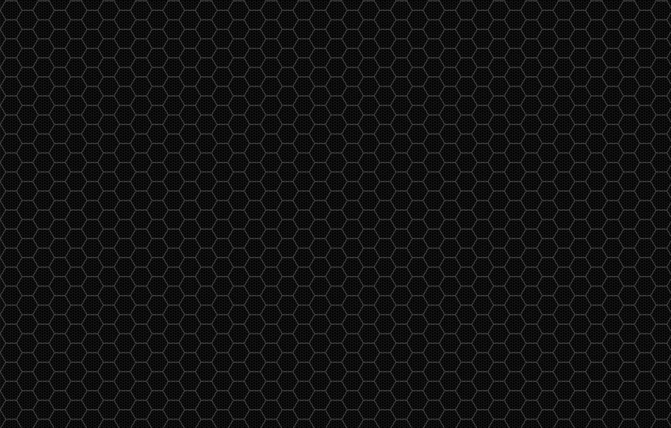 Photo wallpaper metal, black, grid, pattern