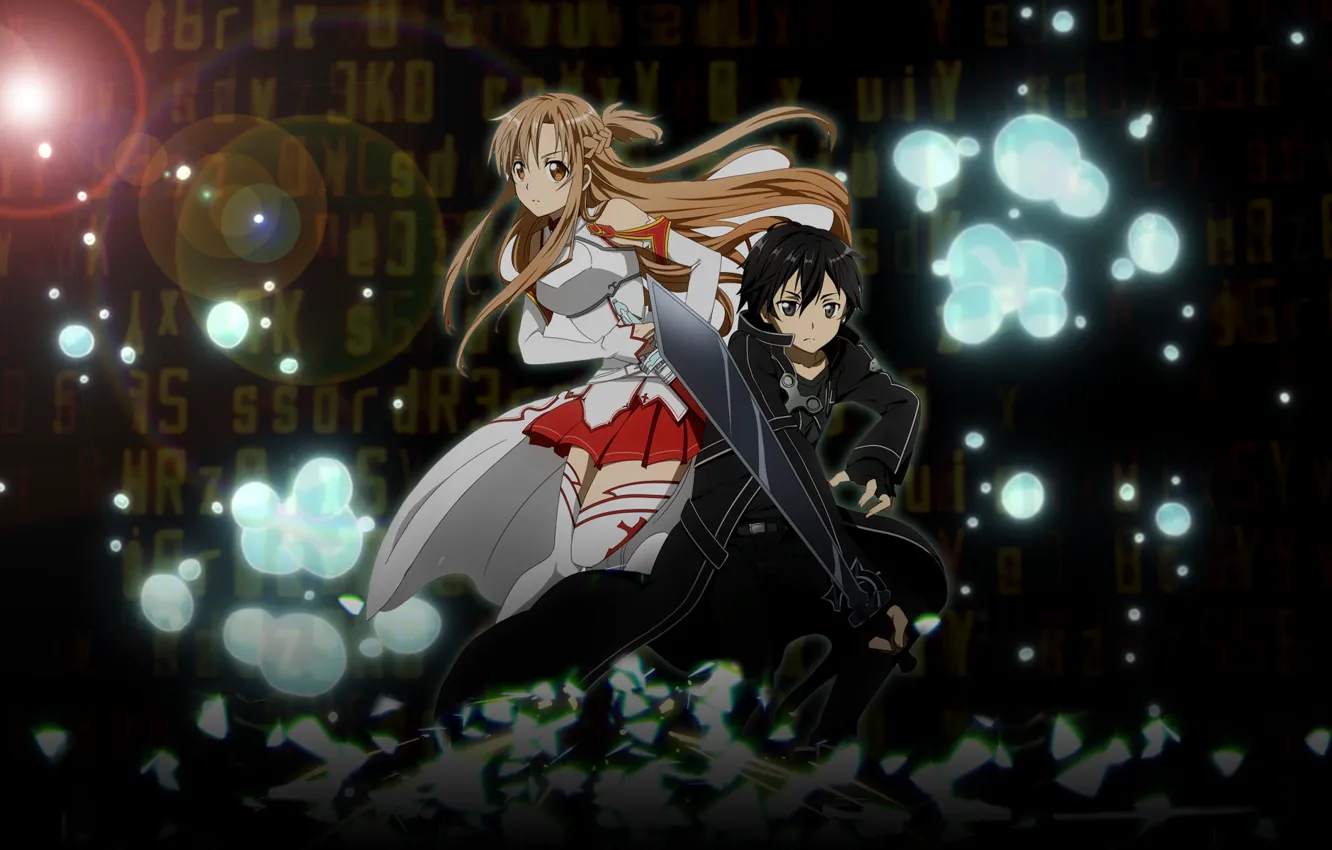 Photo wallpaper sword, sword, weapon, sword art online, kirito, sword art online, sao, kirito