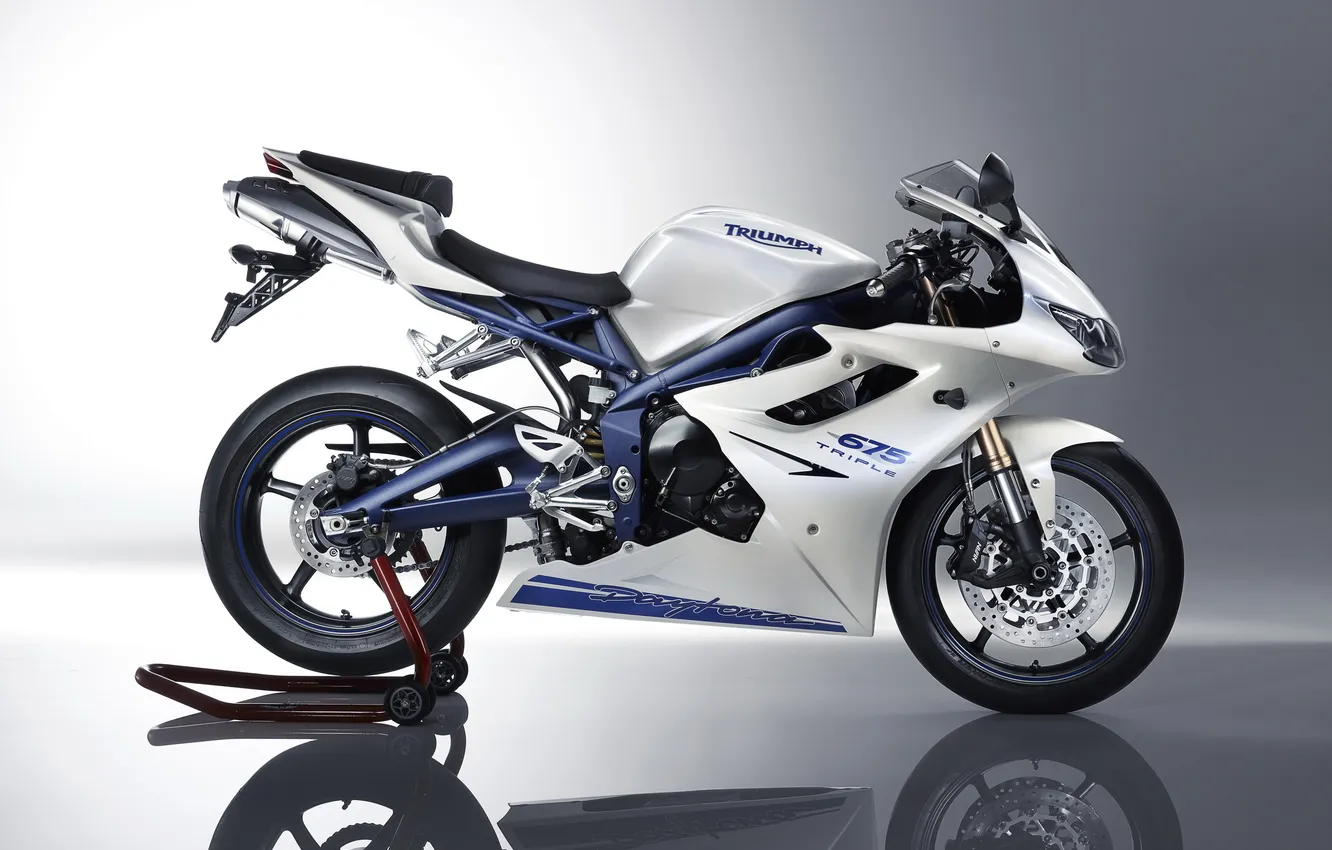 Photo wallpaper motorcycle, moto, Triumph, Daytona, triumph, Daytona, 675