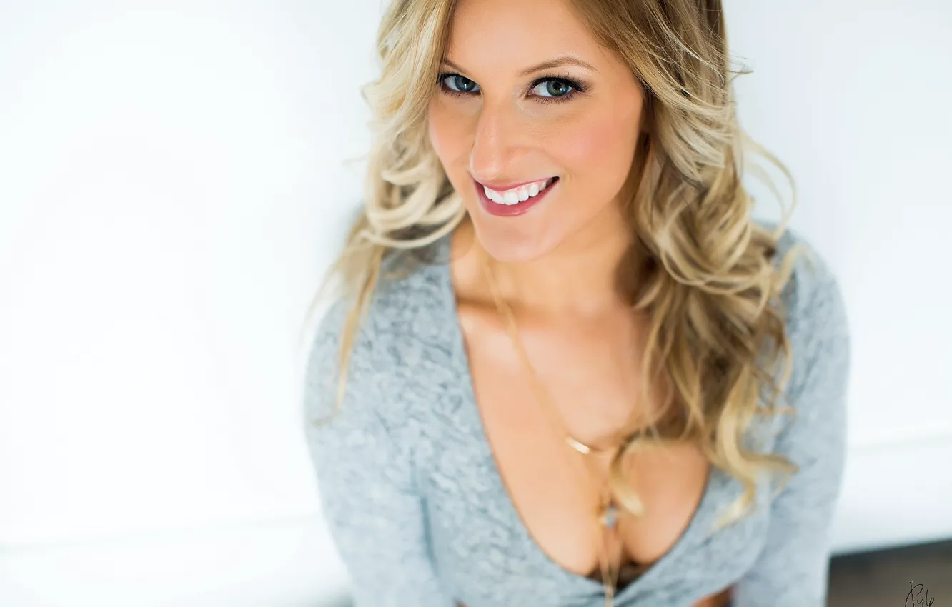 Photo wallpaper woman, beautiful, beauty, blonde