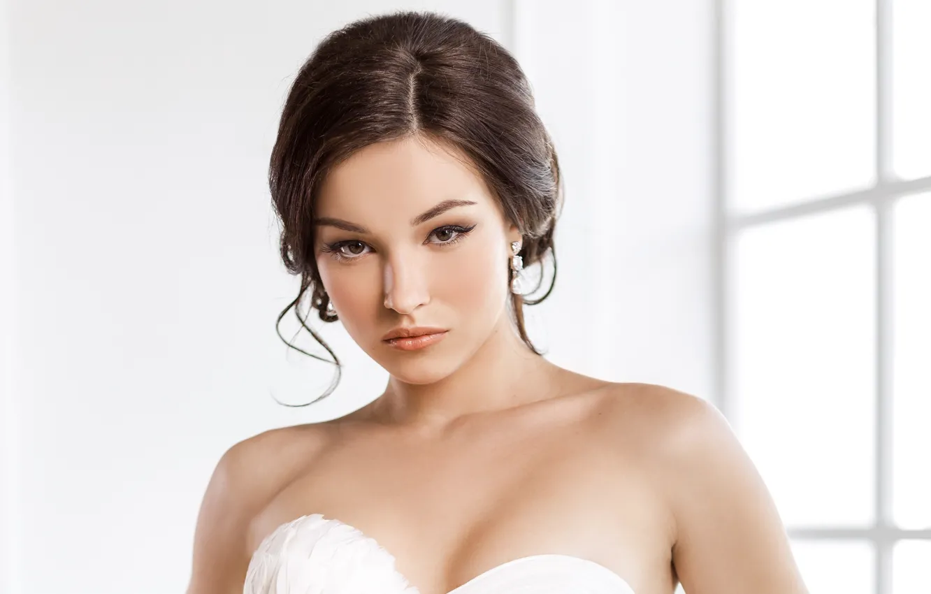 Photo wallpaper girl, portrait, beauty, peer