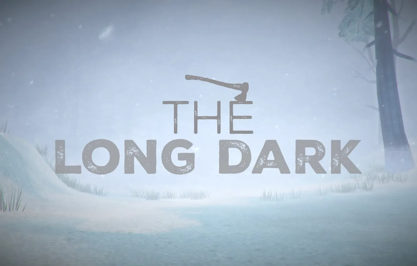Photo wallpaper logo, Logotype, the long dark, Hinterland Studio, Indie Game