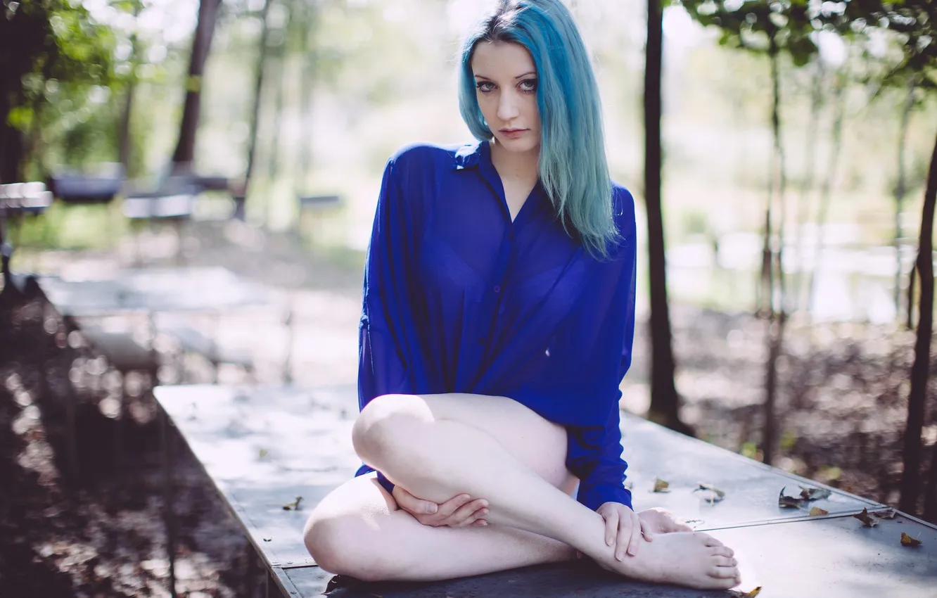 Photo wallpaper look, girl, Beatrice