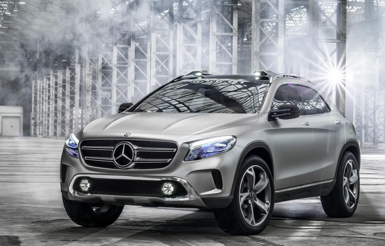 Photo wallpaper concept, cars, mercedes benz gla