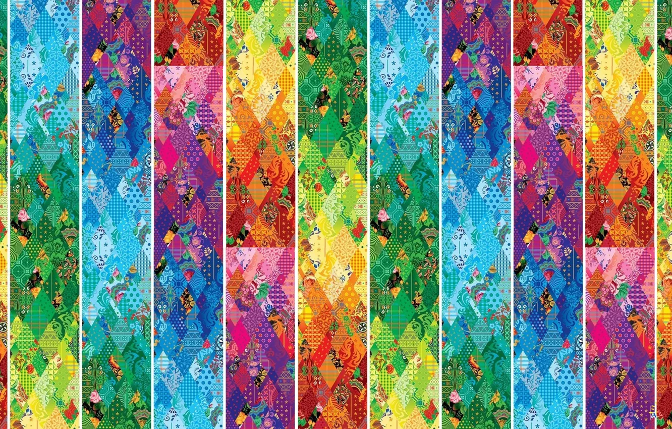 Photo wallpaper texture, Olympics, ornaments, Sochi, 2014, patchwork