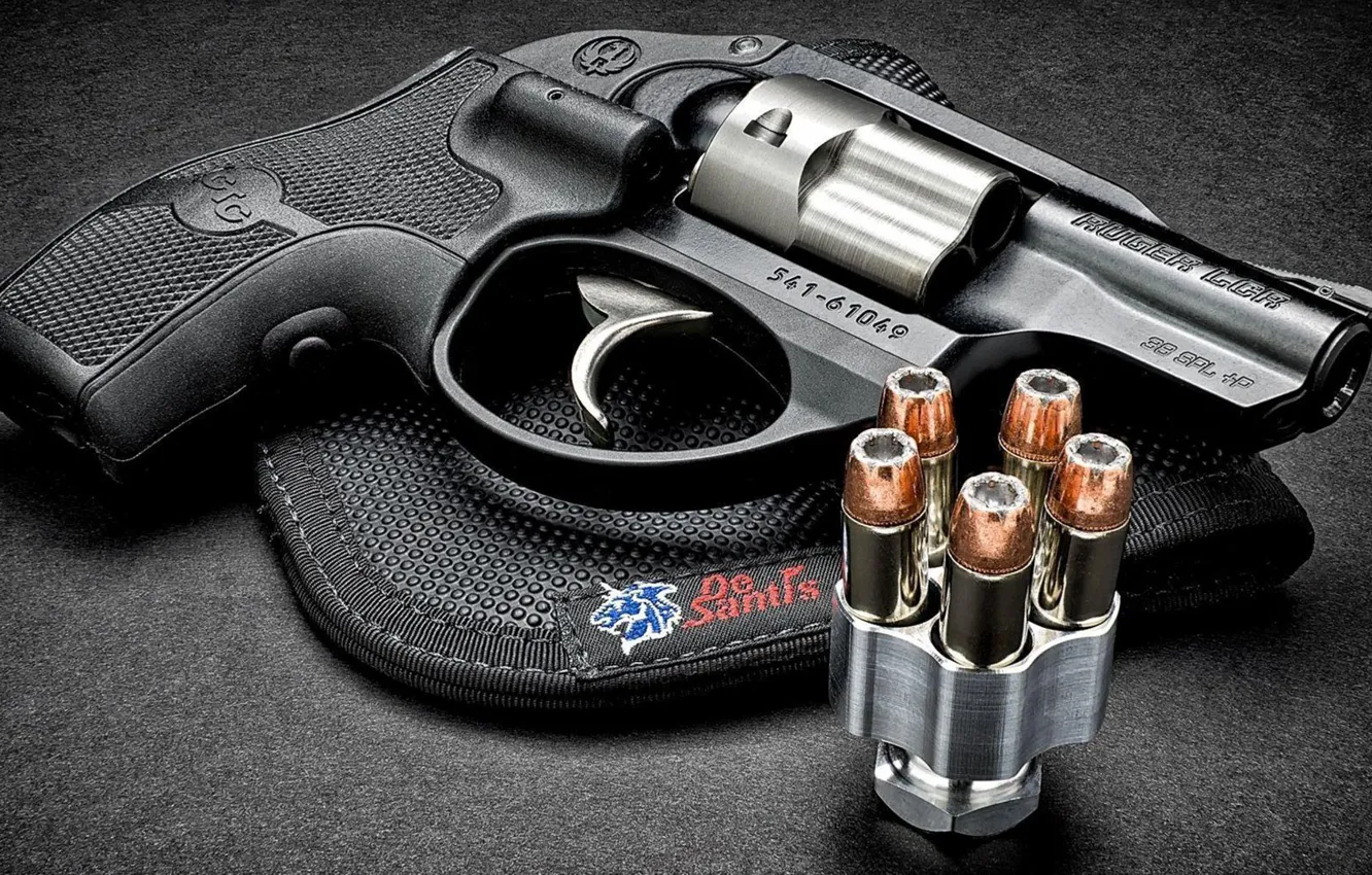 Photo wallpaper Revolver, Revolver, Ruger LCR, multi-shot short-barreled small arms