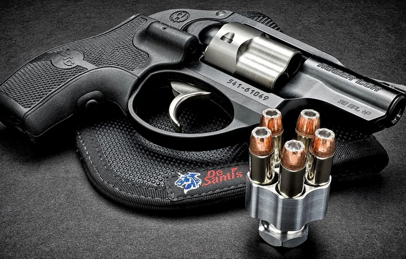 Photo wallpaper revolver, revolver, Ruger LCR, multi-shot short-barreled small arms