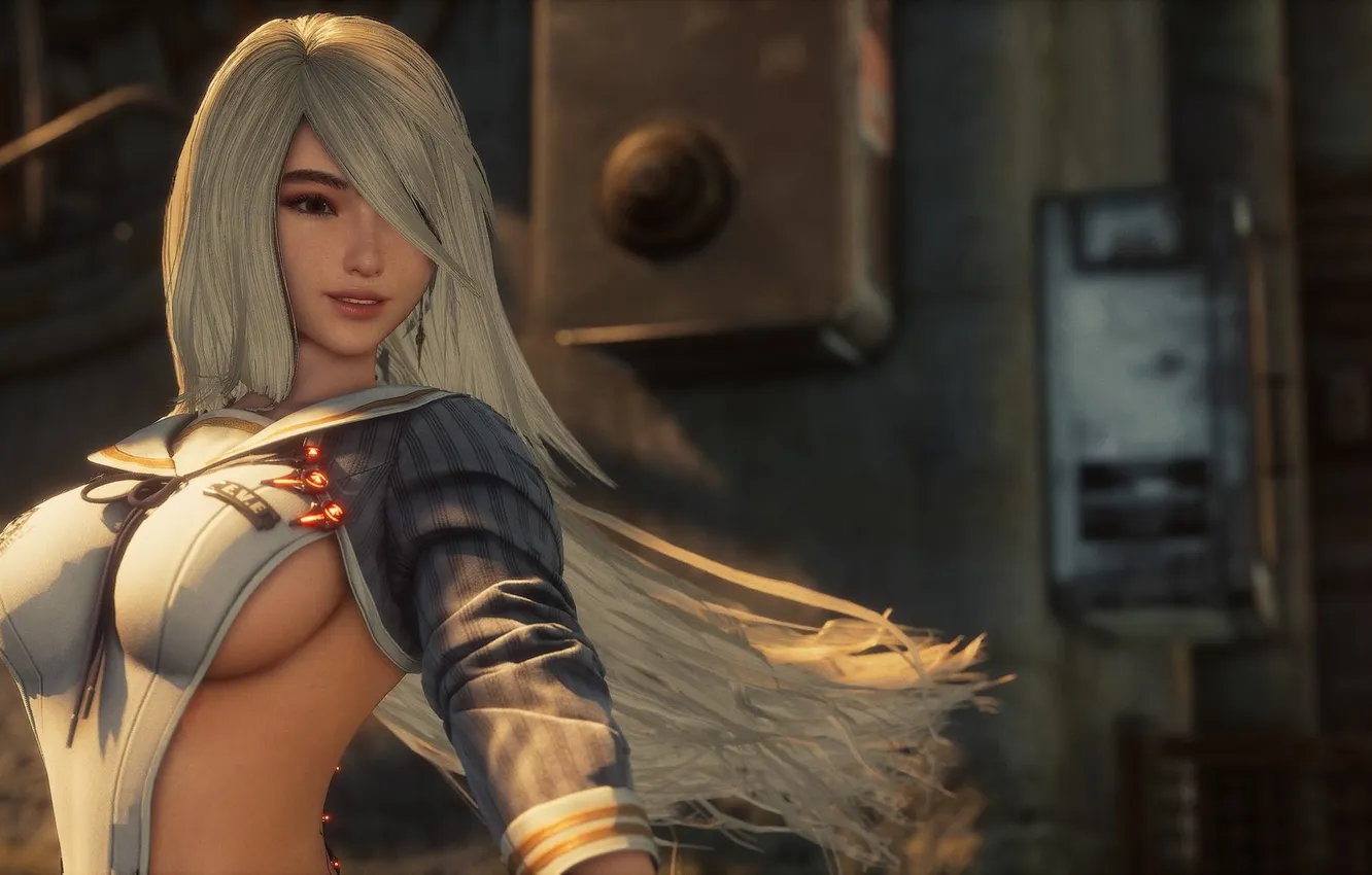 Photo wallpaper eve, Stellarblade, Whitehair