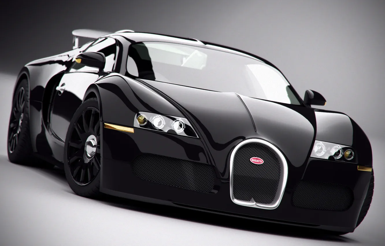 Photo wallpaper Bugatti, Veyron, Stealth