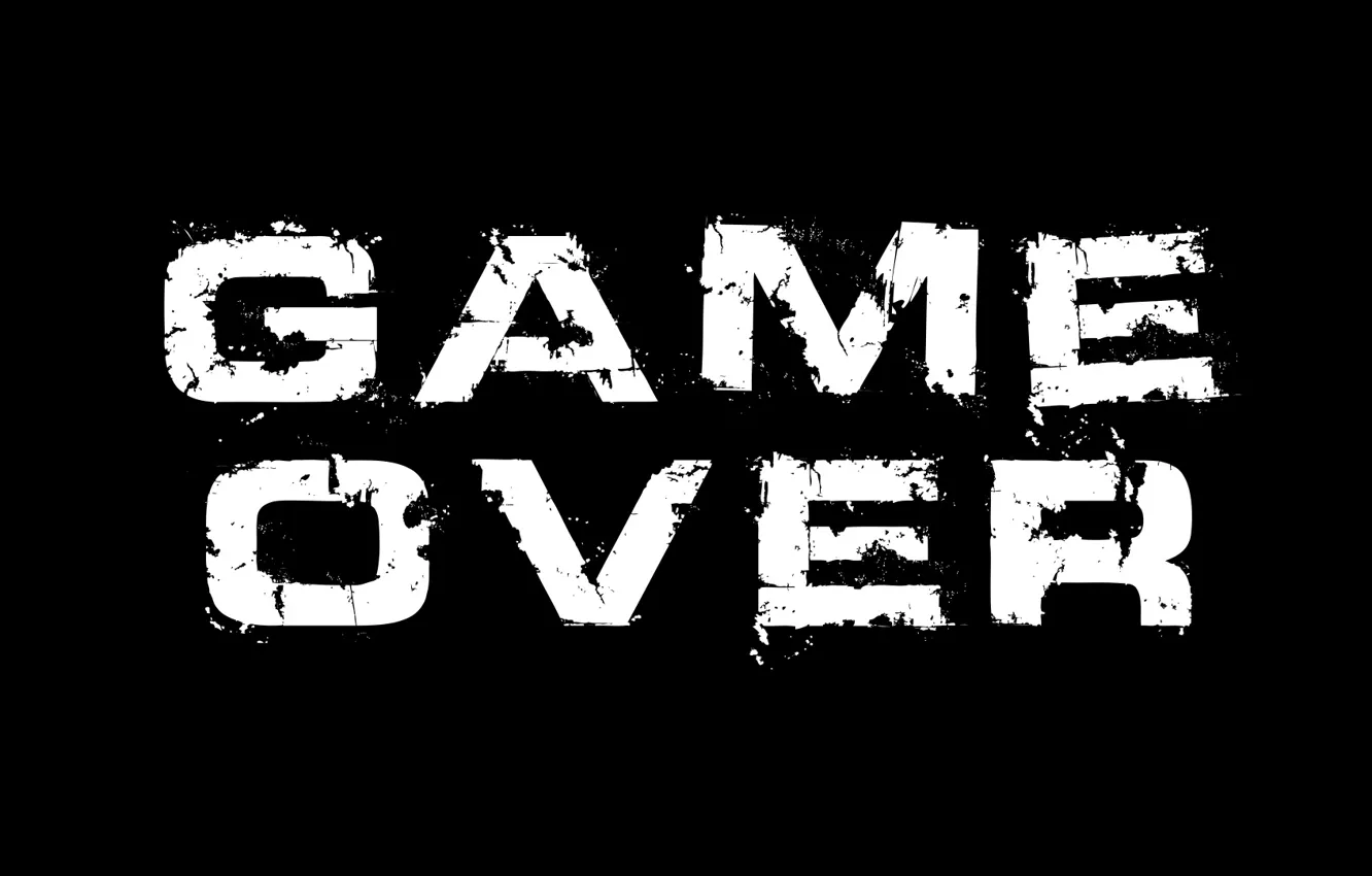 Photo wallpaper game over, saver, the end of the game