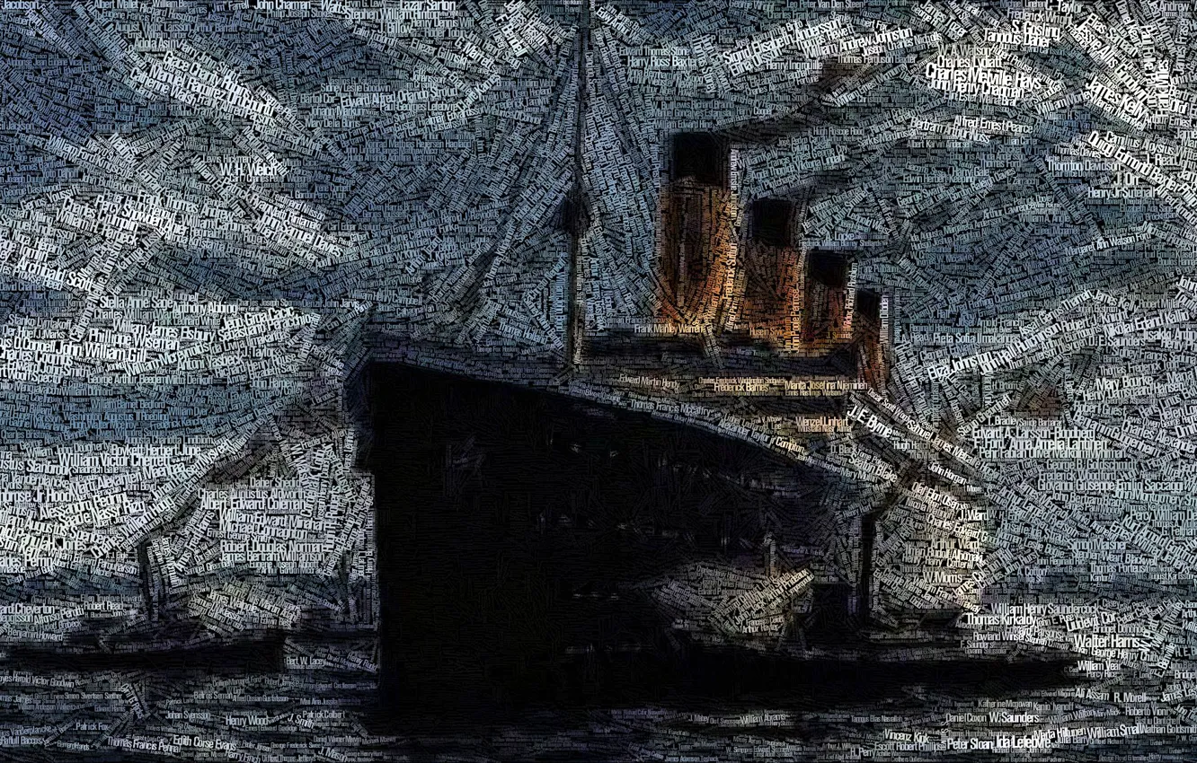 Photo wallpaper Figure, Liner, Titanic, The ship, Titanic, Tugs, Passenger ship, RMS Titanic