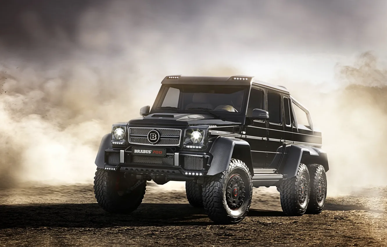 Photo wallpaper car, Mercedes-Benz, Brabus 700