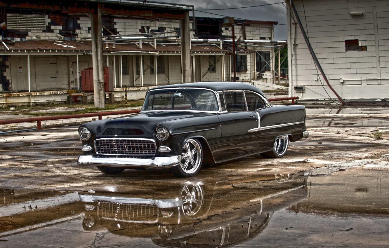Photo wallpaper Chevrolet, Bel Air, Coupe, Vehicle