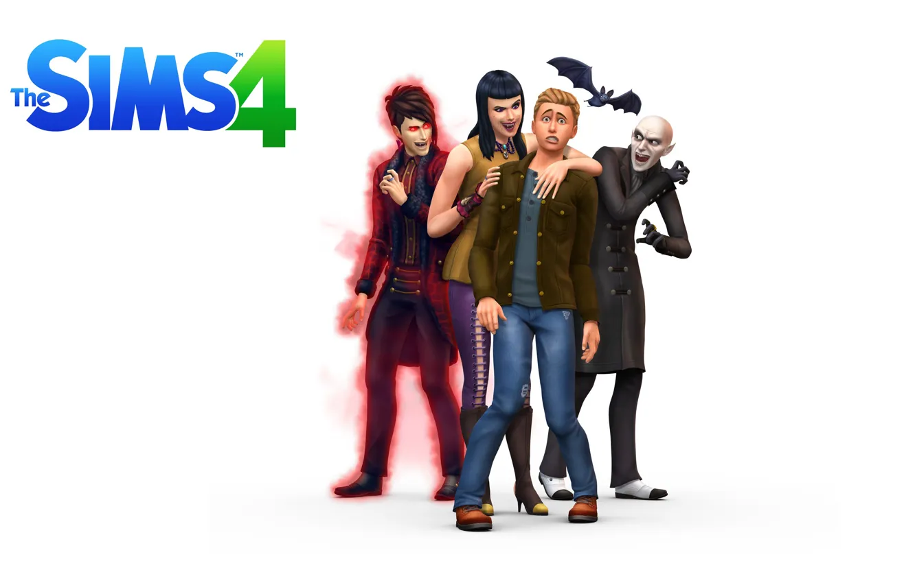Photo wallpaper game, vampires, Sims, Sims, Sims 4, sims 4