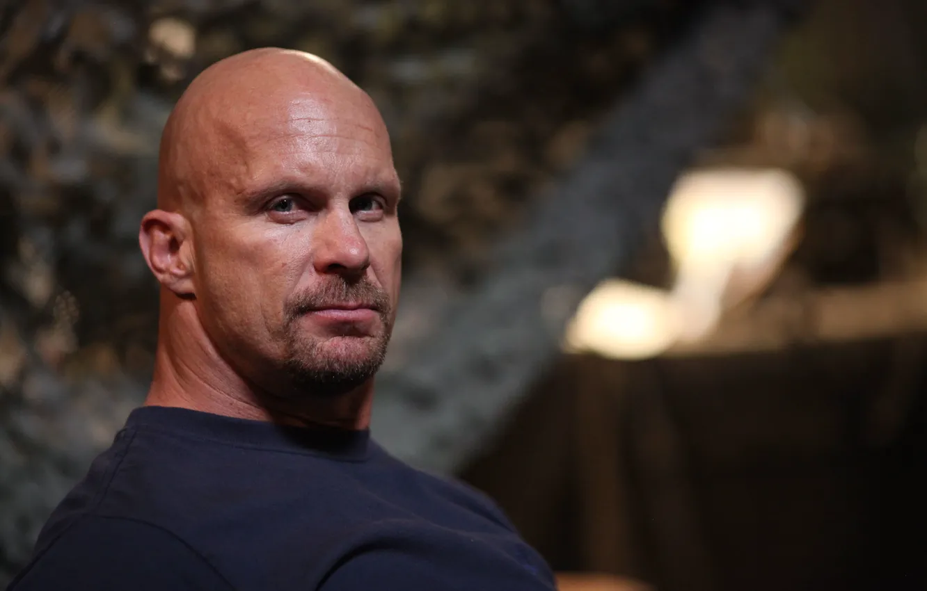 Photo wallpaper look, bald, actor, bristles, wrestler, WWE, Steve Austin, Steve Austin