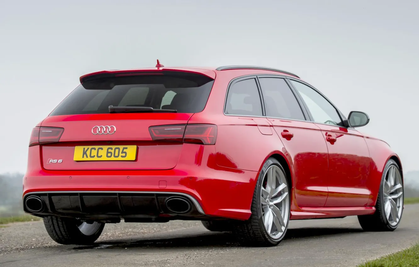 Photo wallpaper Audi, Performance, Before, Back, RS6