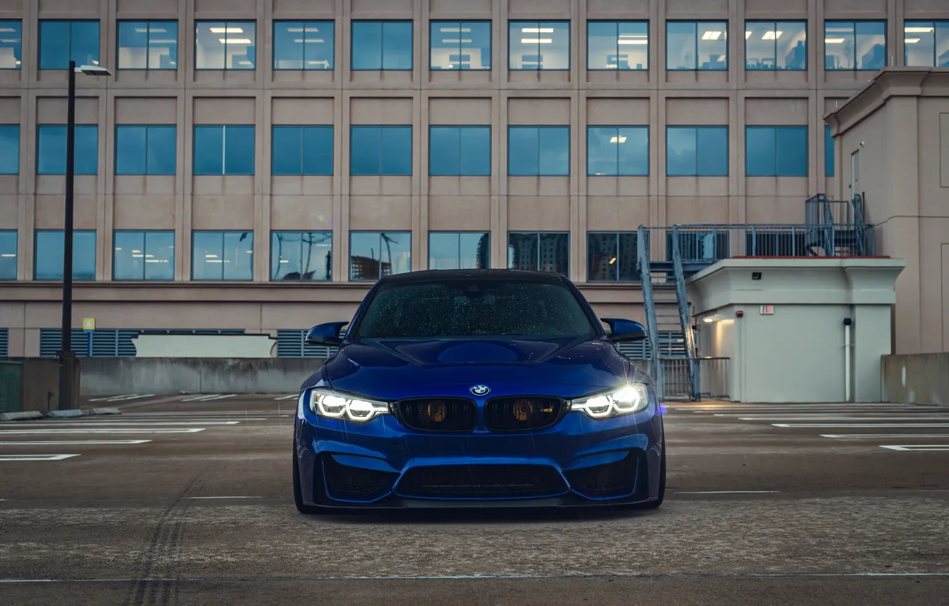 Photo wallpaper BMW, Front, Face, F80, Sight, LED lights