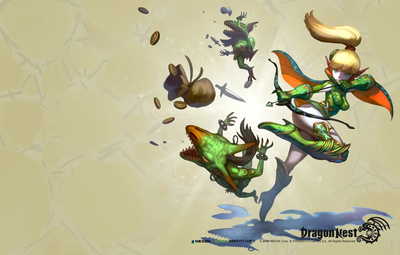 Photo wallpaper Art, Art, Dragon Nest, Archer, Dragon Nest, Archer