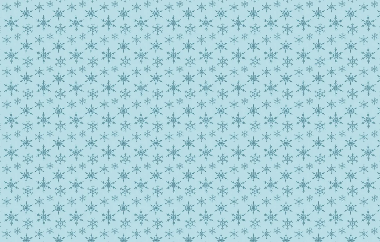 Photo wallpaper snowflakes, background, pattern, graphics, texture