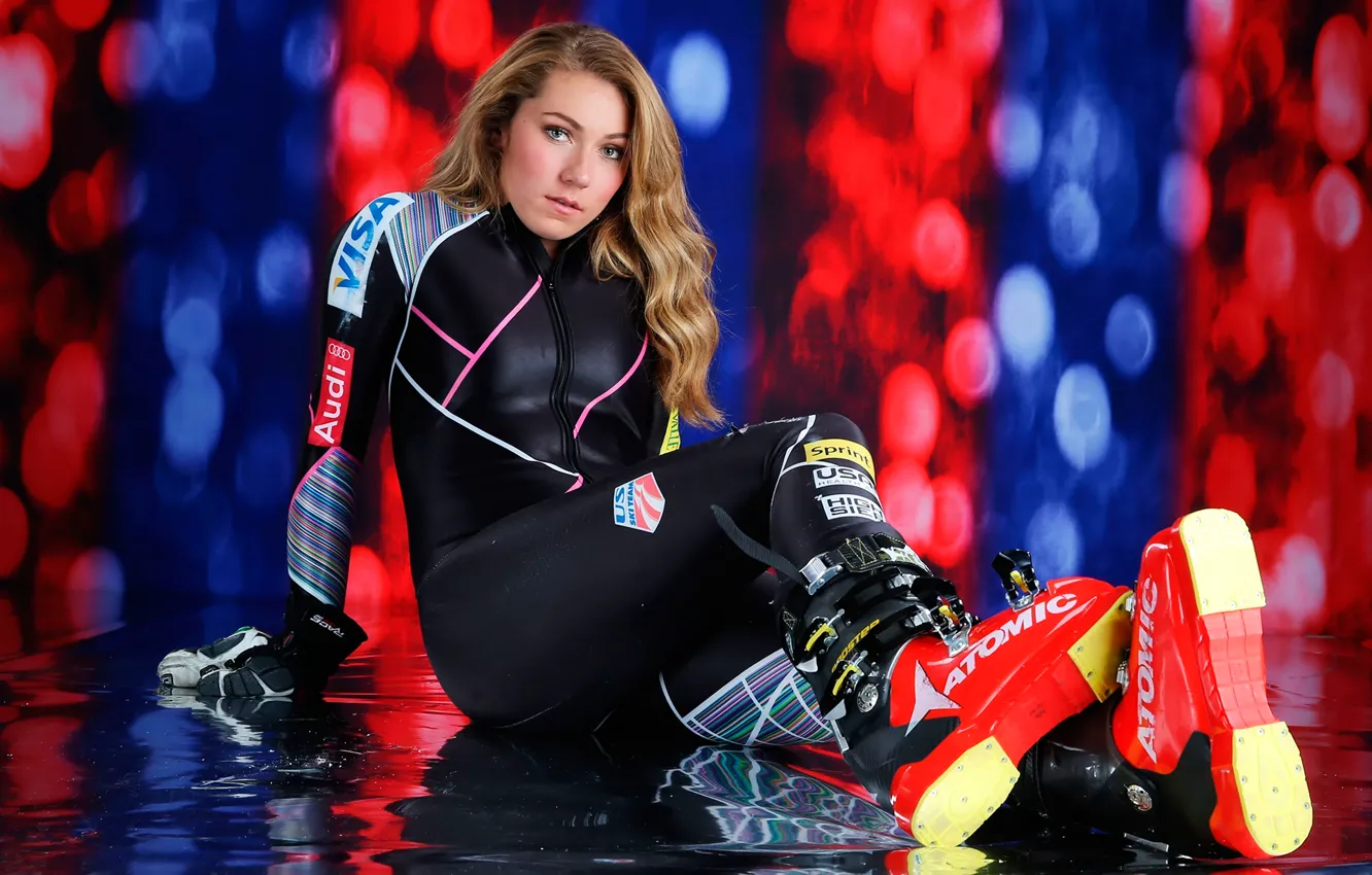 Photo wallpaper American skier, Lindsey Vonn, Lindsey Vonn