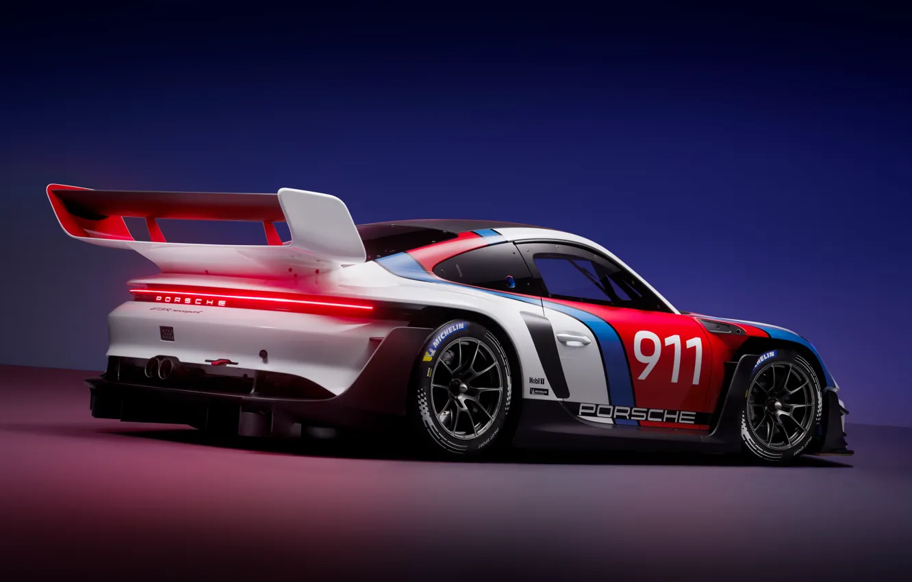Photo wallpaper 911, Porsche, Porsche 911 GT3 R racing