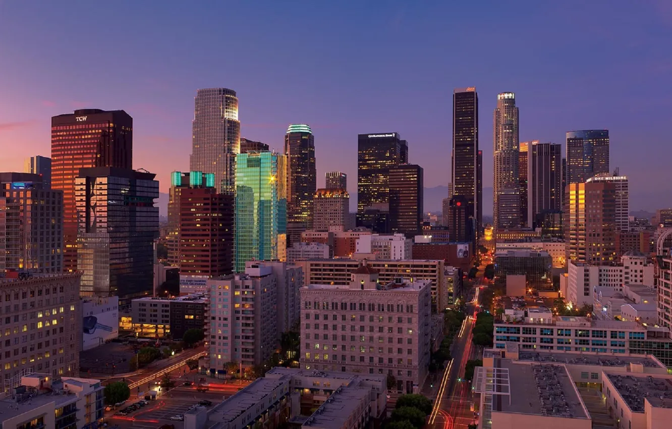 Photo wallpaper city, the city, CA, USA, USA, Los Angeles, California, Los Angeles