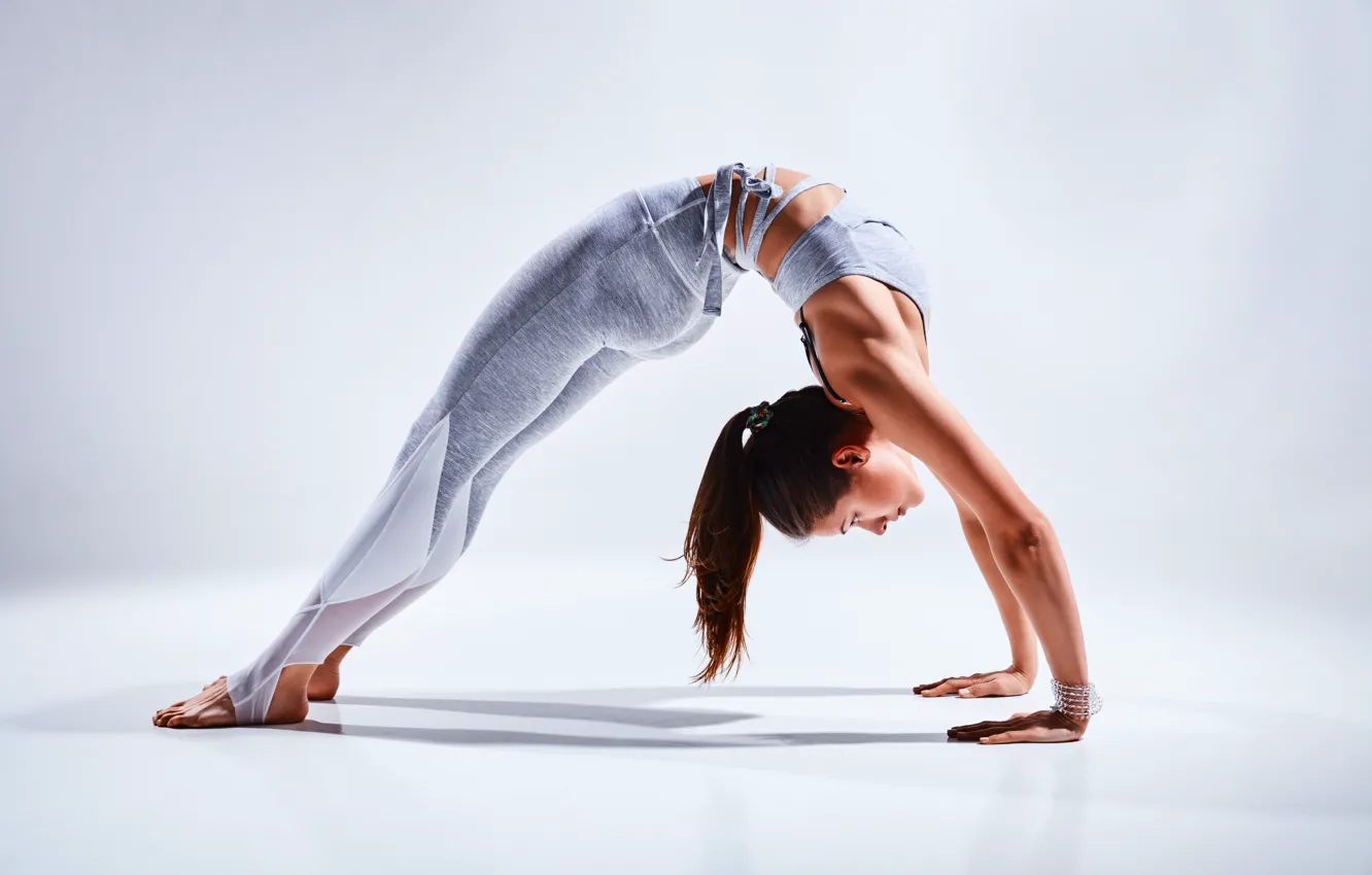 Photo wallpaper pose, female, yoga, Pose technique