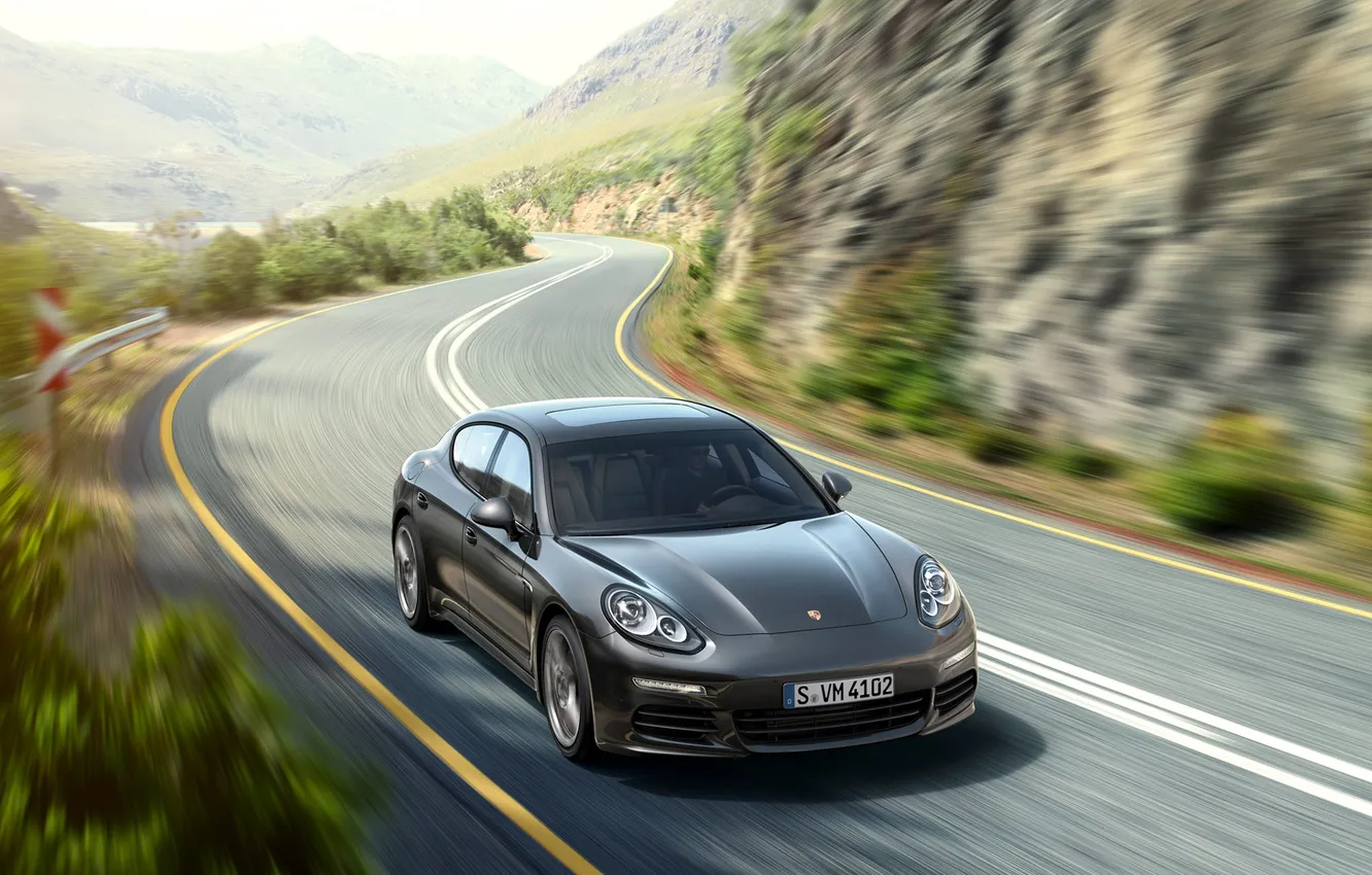 Photo wallpaper Porsche, Panamera, 2012, Porsche, Panamera