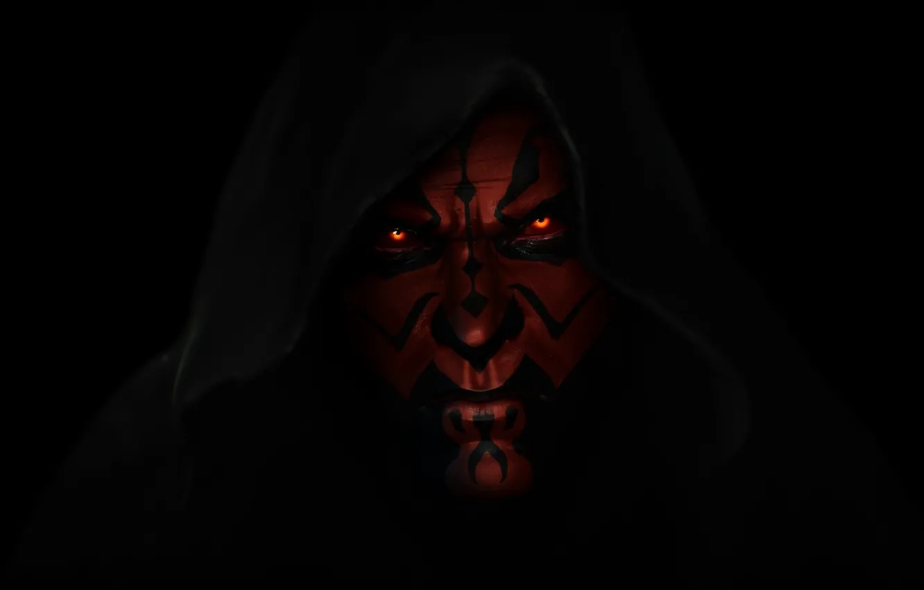 Photo wallpaper Star Wars, Darth Maul, A Sith Lord, Dark Lord of the Sith